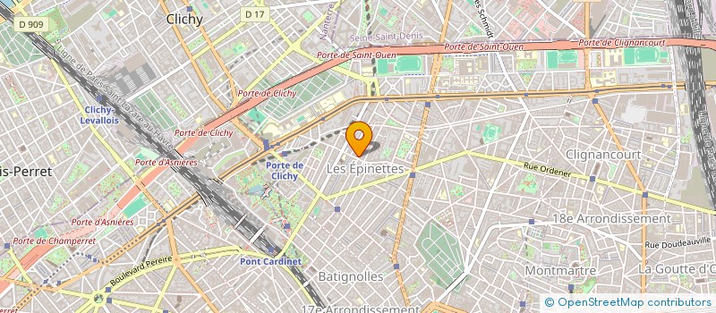 localisation de l'entreprise FONDERIE D ART DUCROS à PARIS