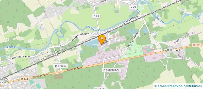 localisation de l'entreprise FONDERIE D'ART MACHERET à MONTFORT-LE-GESNOIS