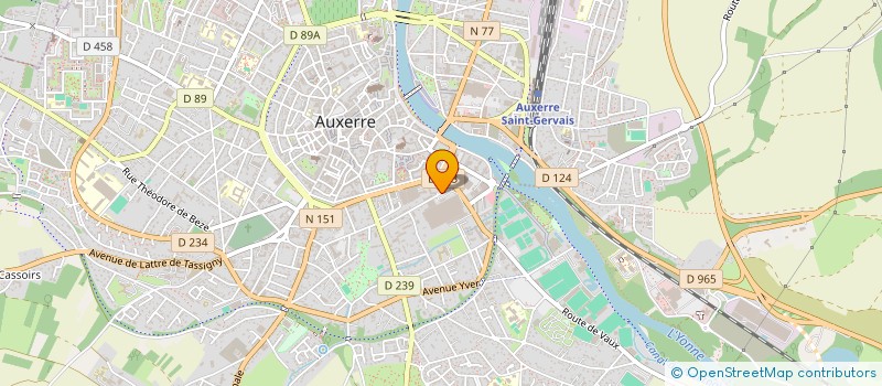 localisation de l'entreprise FONDERIE D AUXERRE à AUXERRE