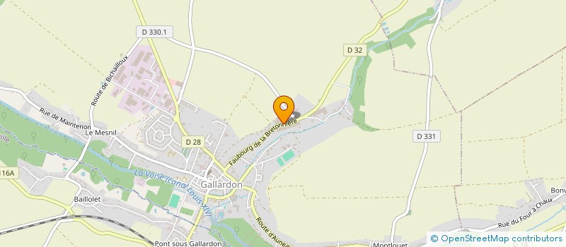 localisation de l'entreprise FONDERIE DE GALLARDON à GALLARDON
