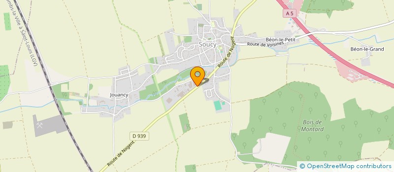 localisation de l'entreprise FONDERIE DE L YONNE à SOUCY