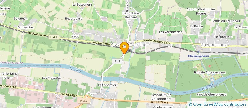 localisation de l'entreprise FONDERIE DE LA VARENNE à CHISSEAUX