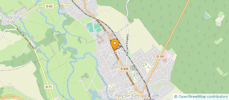 localisation de l'entreprise FONDERIE DE PACY SUR EURE  PACY-SUR-EURE