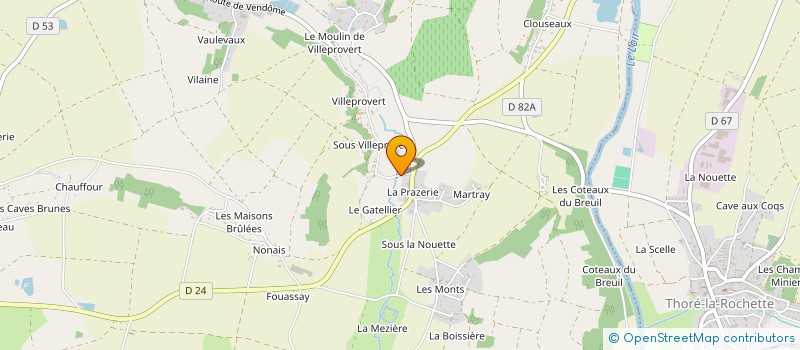 localisation de l'entreprise FONDERIE DE SAINT CALAIS à SAVIGNY SUR BRAYE