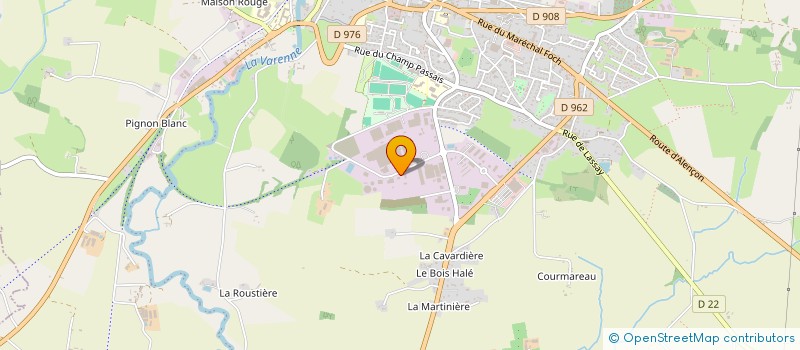 localisation de l'entreprise FONDERIE DOMFRONTAISE à DOMFRONT-EN-POIRAIE