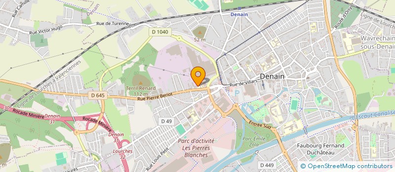 localisation de l'entreprise FONDERIE ET ACIERIE DE DENAIN à DENAIN