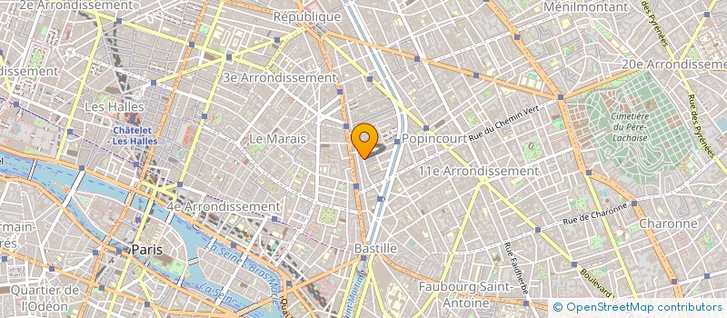 localisation de l'entreprise FONDERIE ET RESTAURATION D'ART à PARIS
