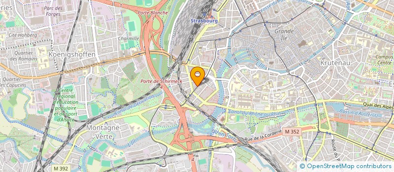 localisation de l'entreprise FONDERIE INDUSTRIELLE CRENN à STRASBOURG