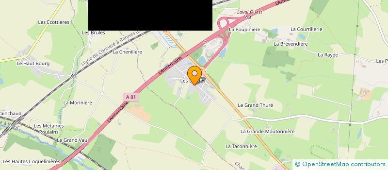 localisation de l'entreprise FONDERIE LAVAL à CHANGE