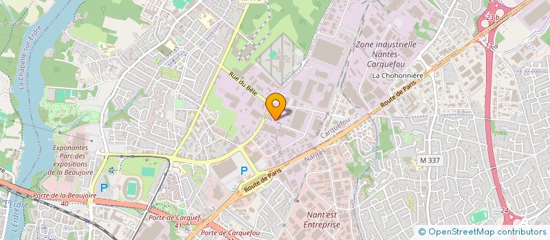 localisation de l'entreprise FONDERIE LEMER à CARQUEFOU