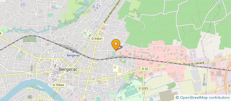 localisation de l'entreprise FONDERIE PIERRE PASQUET ET COMPAGNIE à BERGERAC