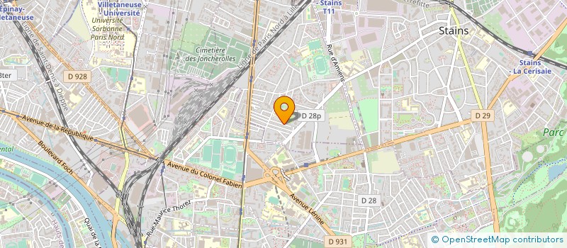 localisation de l'entreprise FONDERIE ROCHER à PIERREFITTE-SUR-SEINE