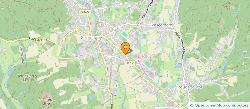 localisation de l'entreprise FONDERIES CANDA SOC  ROUGEGOUTTE