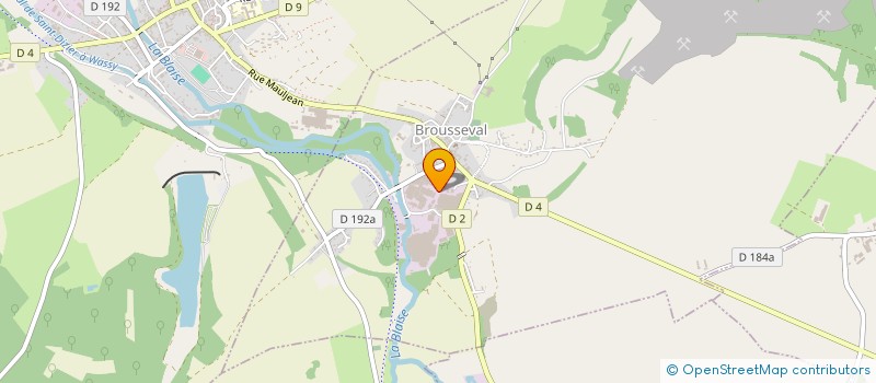 localisation de l'entreprise FONDERIES DE BROUSSEVAL ET MONTREUIL à BROUSSEVAL