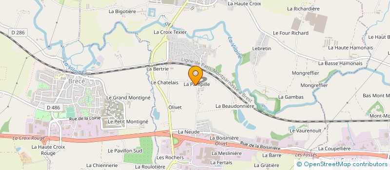 localisation de l'entreprise FONDERIES DE SERVON à SERVON-SUR-VILAINE