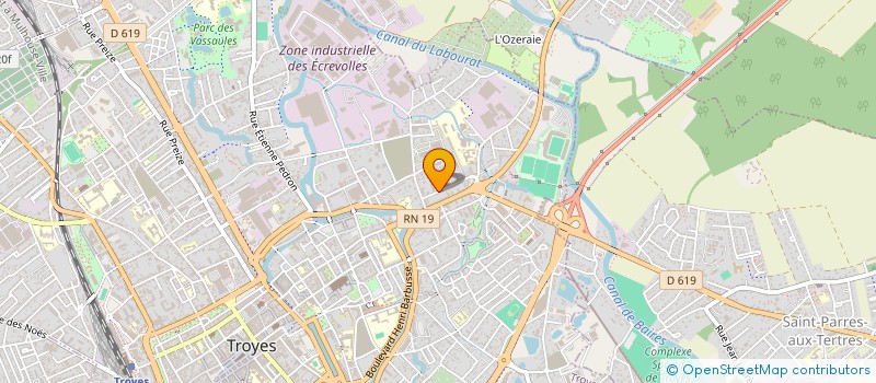 localisation de l'entreprise FONDERIES DE TROYES à TROYES