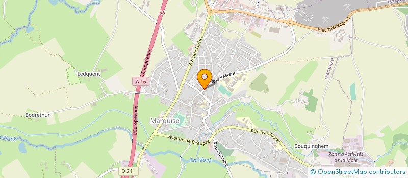 localisation de l'entreprise FONDERIES DU BOULONNAIS à MARQUISE