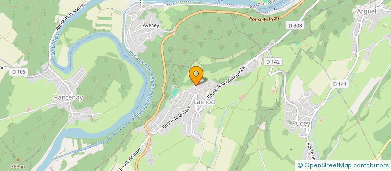 localisation de l'entreprise FONDERIES DU VAL DE SAONE à LARNOD