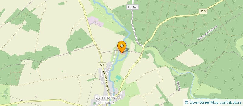localisation de l'entreprise FONDERIES ET ATELIERS SALINS à DAMMARIE-SUR-SAULX