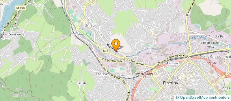 localisation de l'entreprise FONDERIES INDUSTR LA PERIVAURE à UNIEUX