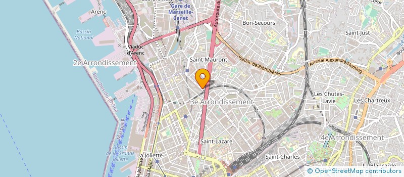 localisation de l'entreprise FONDERIES RIDING ET BRUGUIERE à MARSEILLE