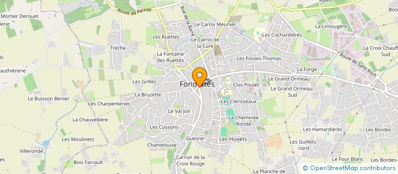 localisation de l'entreprise FONDETTES ENTRAIDE à FONDETTES
