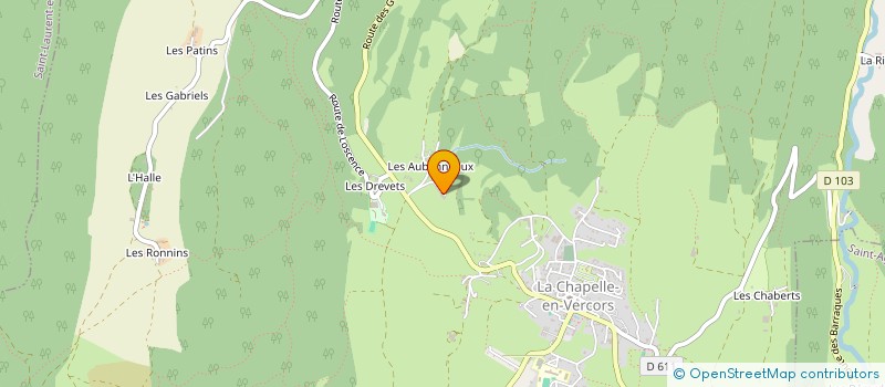 localisation de l'entreprise FONDHURLE à LA CHAPELLE-EN-VERCORS