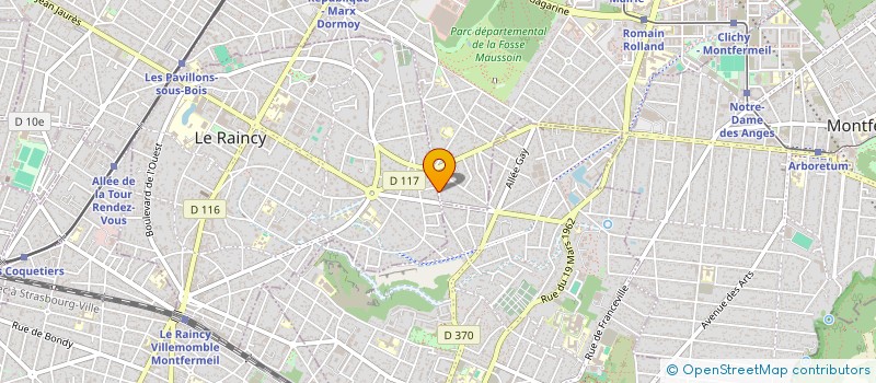 localisation de l'entreprise FONDI  LE RAINCY