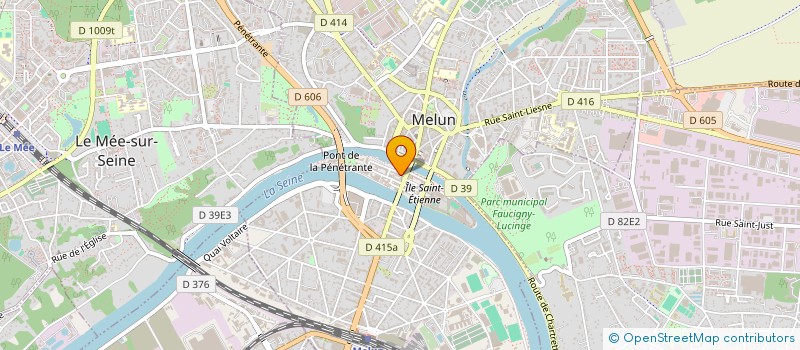localisation de l'entreprise FONDIM à MELUN