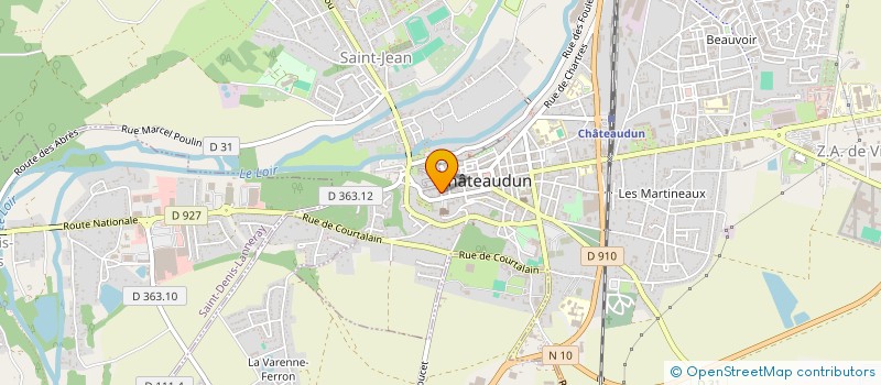 localisation de l'entreprise FONDOC à CHATEAUDUN