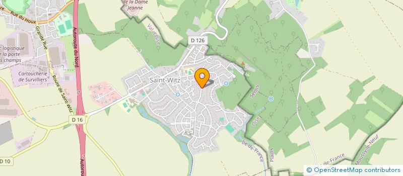 localisation de l'entreprise FONDOK PRODUCTIONS  SAINT-WITZ