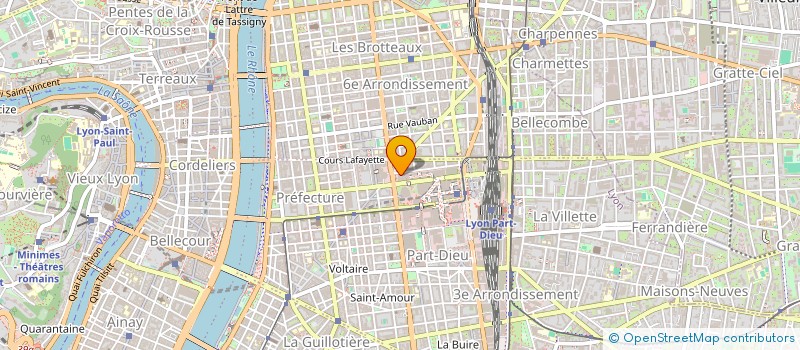 localisation de l'entreprise FONDS ACEF AURA POUR LA SOLIDARITE  LYON