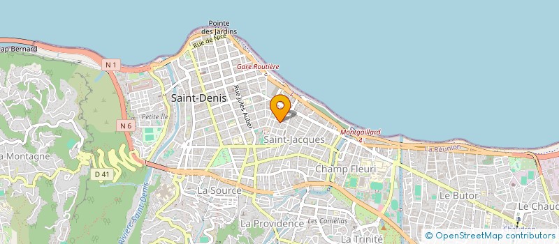 localisation de l'entreprise FONDS ASSUR FORMA SALARIE ENTREP REUNION à SAINT-DENIS