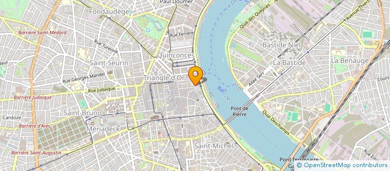localisation de l'entreprise FONDS ASSUR FORMATION INTERFORM GIRONDE à BORDEAUX