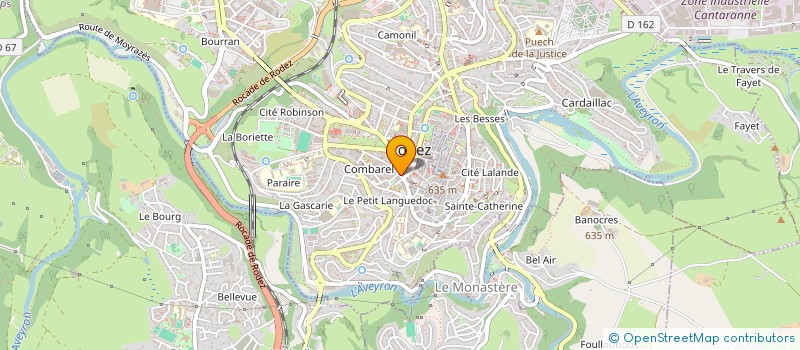 localisation de l'entreprise FONDS AVEYRON SOLIDAIRE  RODEZ