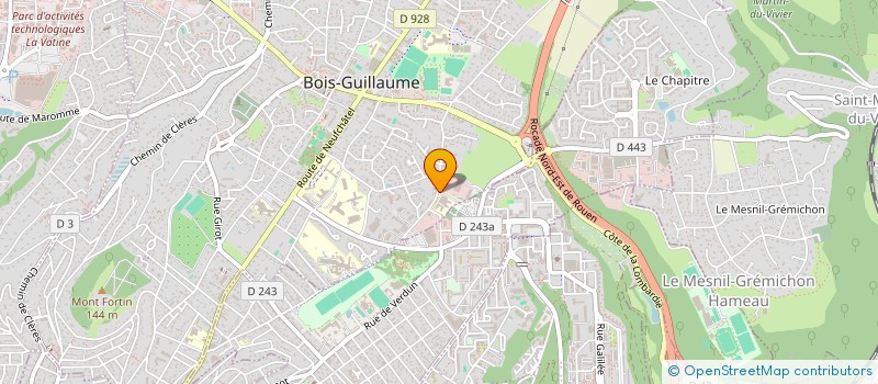 localisation de l'entreprise FONDS AXED à BOIS-GUILLAUME