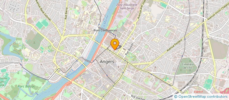 localisation de l'entreprise FONDS BCZ MECENAT à ANGERS