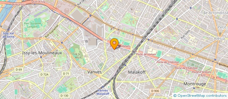 localisation de l'entreprise FONDS BERG à VANVES