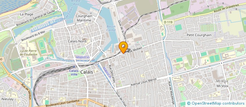 localisation de l'entreprise FONDS CALAIS PORT 2015  CALAIS