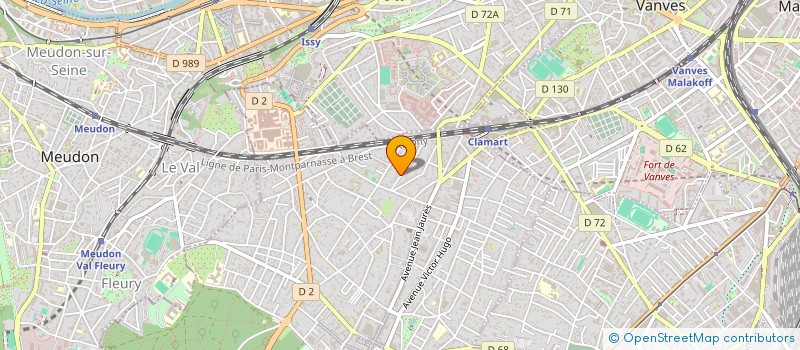 localisation de l'entreprise FONDS CLEMENTINE VERGNAUD CONTRE LA CHOLANGIOCARCINOME à CLAMART