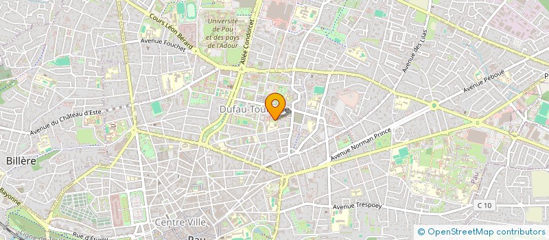 localisation de l'entreprise FONDS COMMUN DE PARTICIPATIONS EN ENTREPRISES à PAU