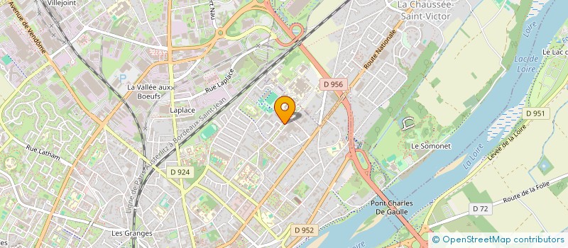 localisation de l'entreprise FONDS CULTURE, ACCUEIL, RECHERCHE & INNOVATION EN SANTE - FONDS CARIS  BLOIS