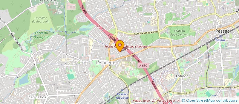 localisation de l'entreprise FONDS D'ACTION CULTUREL ET SOCIAL à PESSAC