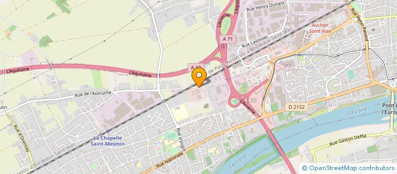 localisation de l'entreprise FONDS D INVESTISSEMENT ET DE PARTENARIAT DES ADHERENTS à LA CHAPELLE-SAINT-MESMIN