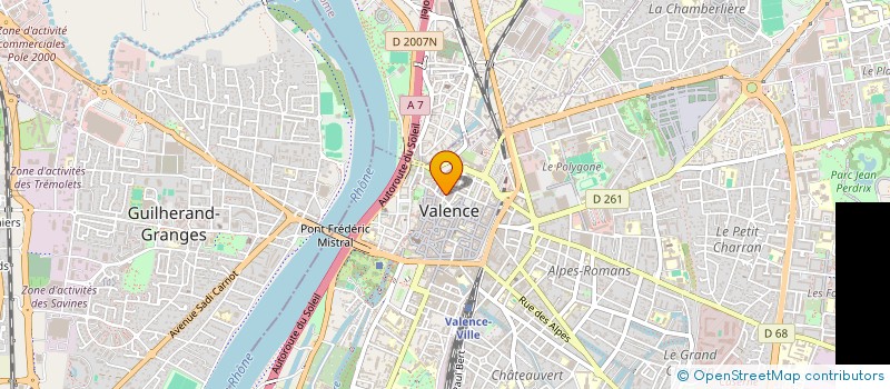 localisation de l'entreprise FONDS DE DEVELOPPEMENT ET D'INITIATIVES POUR LE SPORT à VALENCE