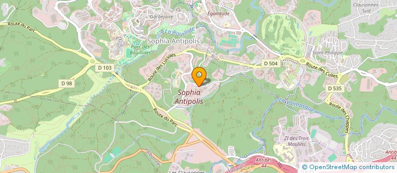 localisation de l'entreprise FONDS DE DEVELOPPEMENT SKEMA à VALBONNE