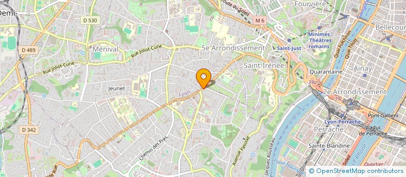 localisation de l'entreprise FONDS DE DOTATION 1CABASPOUR1ETUDIANT  LYON