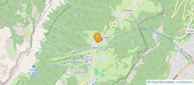 localisation de l'entreprise FONDS DE DOTATION A FOND SUR LE NORDIQUE  PLATEAU-DES-PETITES-ROCHES