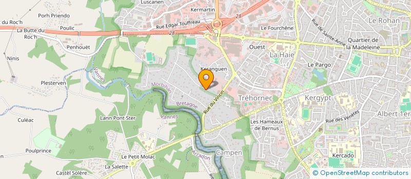 localisation de l'entreprise FONDS DE DOTATION A GALON VAT à VANNES