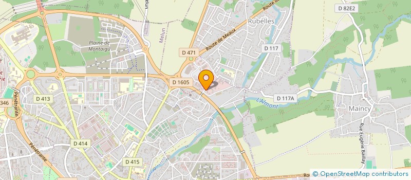 localisation de l'entreprise FONDS DE DOTATION ADAPEI 77 à MELUN